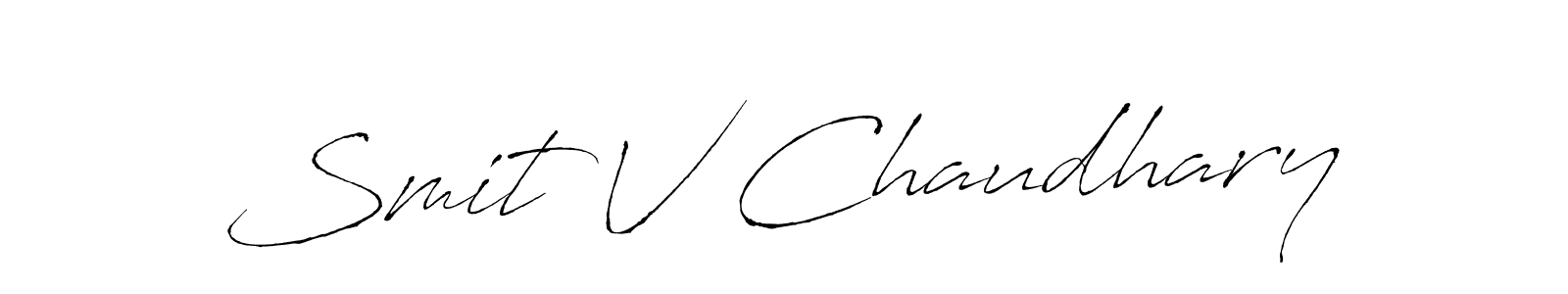 Make a beautiful signature design for name Smit V Chaudhary. Use this online signature maker to create a handwritten signature for free. Smit V Chaudhary signature style 6 images and pictures png