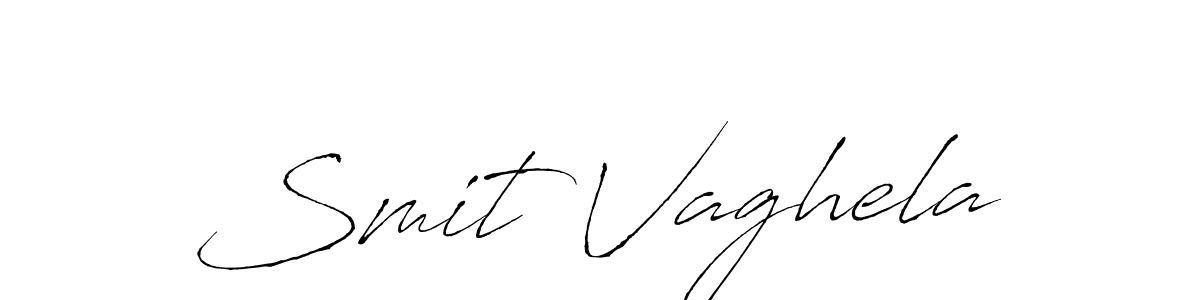 You should practise on your own different ways (Antro_Vectra) to write your name (Smit Vaghela) in signature. don't let someone else do it for you. Smit Vaghela signature style 6 images and pictures png