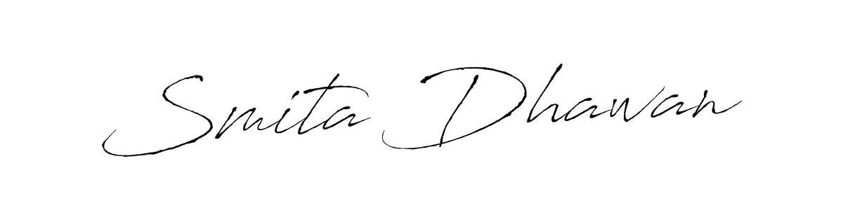 Also we have Smita Dhawan name is the best signature style. Create professional handwritten signature collection using Antro_Vectra autograph style. Smita Dhawan signature style 6 images and pictures png