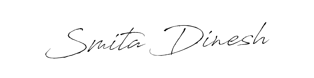 Use a signature maker to create a handwritten signature online. With this signature software, you can design (Antro_Vectra) your own signature for name Smita Dinesh. Smita Dinesh signature style 6 images and pictures png