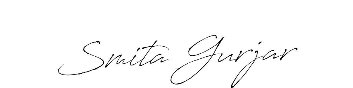 Make a short Smita Gurjar signature style. Manage your documents anywhere anytime using Antro_Vectra. Create and add eSignatures, submit forms, share and send files easily. Smita Gurjar signature style 6 images and pictures png