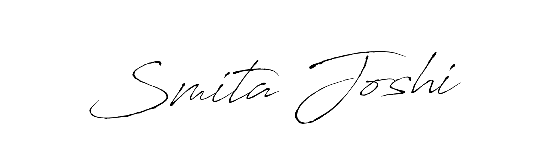 The best way (Antro_Vectra) to make a short signature is to pick only two or three words in your name. The name Smita Joshi include a total of six letters. For converting this name. Smita Joshi signature style 6 images and pictures png