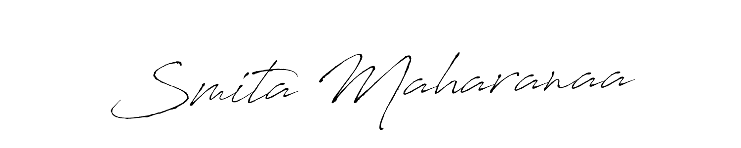 Also we have Smita Maharanaa name is the best signature style. Create professional handwritten signature collection using Antro_Vectra autograph style. Smita Maharanaa signature style 6 images and pictures png