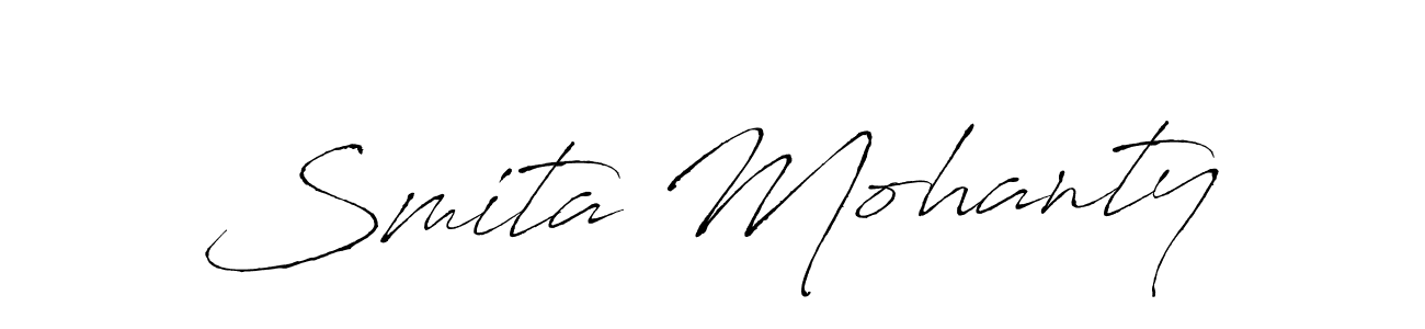 Make a beautiful signature design for name Smita Mohanty. With this signature (Antro_Vectra) style, you can create a handwritten signature for free. Smita Mohanty signature style 6 images and pictures png