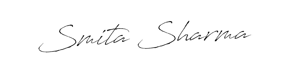 Create a beautiful signature design for name Smita Sharma. With this signature (Antro_Vectra) fonts, you can make a handwritten signature for free. Smita Sharma signature style 6 images and pictures png