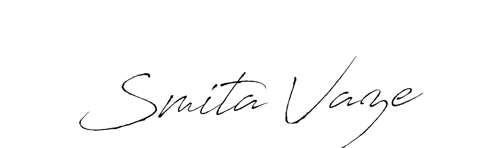 How to make Smita Vaze signature? Antro_Vectra is a professional autograph style. Create handwritten signature for Smita Vaze name. Smita Vaze signature style 6 images and pictures png