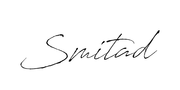 Smitad stylish signature style. Best Handwritten Sign (Antro_Vectra) for my name. Handwritten Signature Collection Ideas for my name Smitad. Smitad signature style 6 images and pictures png