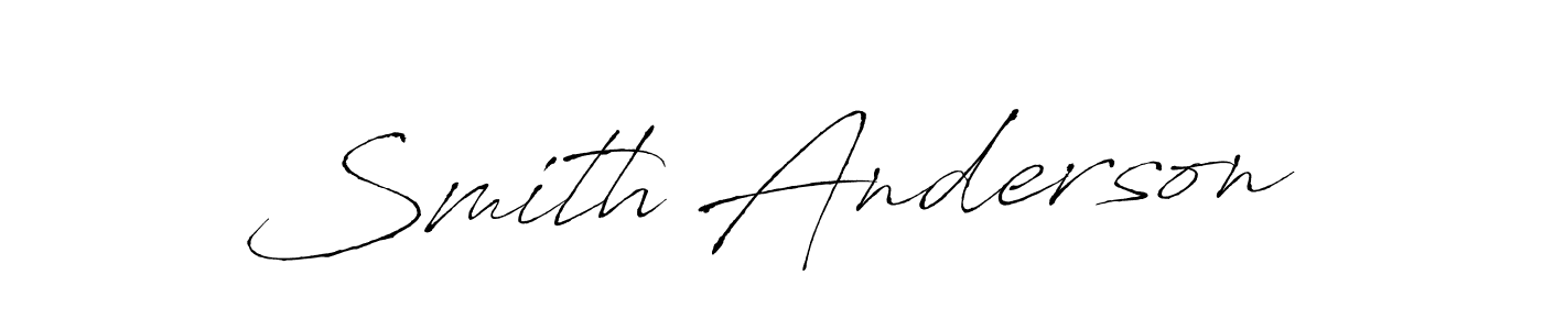 The best way (Antro_Vectra) to make a short signature is to pick only two or three words in your name. The name Smith Anderson include a total of six letters. For converting this name. Smith Anderson signature style 6 images and pictures png