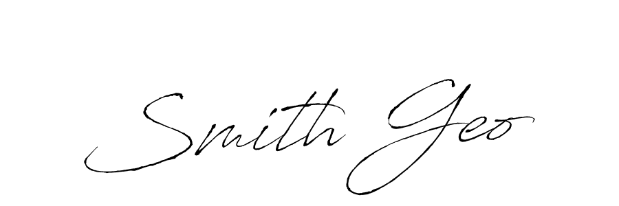 Also we have Smith Geo name is the best signature style. Create professional handwritten signature collection using Antro_Vectra autograph style. Smith Geo signature style 6 images and pictures png