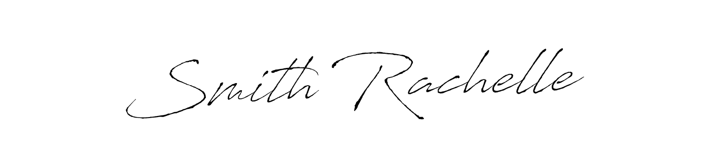 The best way (Antro_Vectra) to make a short signature is to pick only two or three words in your name. The name Smith Rachelle include a total of six letters. For converting this name. Smith Rachelle signature style 6 images and pictures png