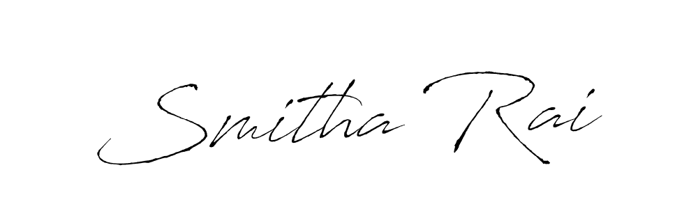 How to make Smitha Rai signature? Antro_Vectra is a professional autograph style. Create handwritten signature for Smitha Rai name. Smitha Rai signature style 6 images and pictures png