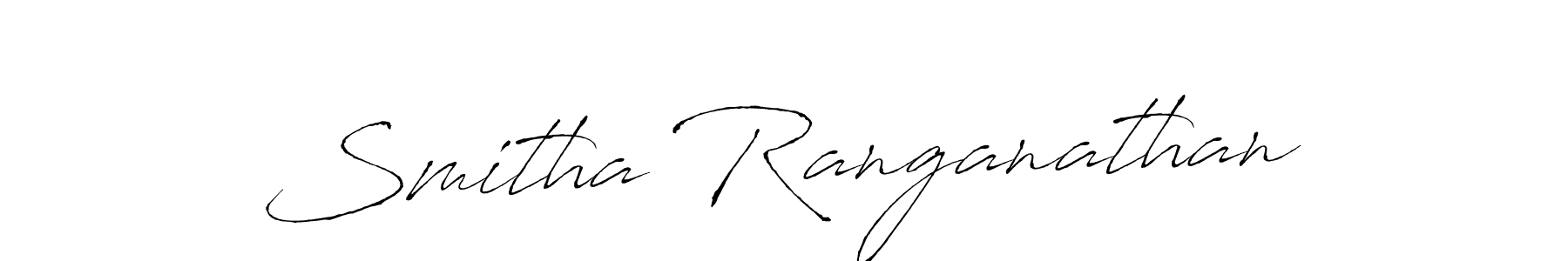 Similarly Antro_Vectra is the best handwritten signature design. Signature creator online .You can use it as an online autograph creator for name Smitha Ranganathan. Smitha Ranganathan signature style 6 images and pictures png