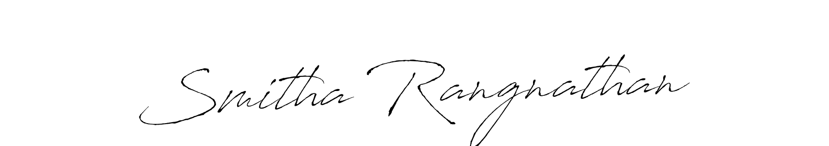 It looks lik you need a new signature style for name Smitha Rangnathan. Design unique handwritten (Antro_Vectra) signature with our free signature maker in just a few clicks. Smitha Rangnathan signature style 6 images and pictures png