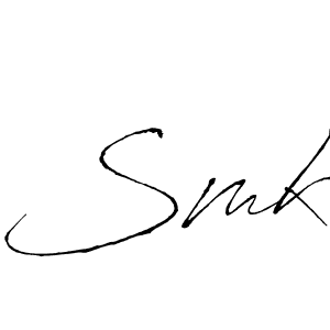 if you are searching for the best signature style for your name Smk. so please give up your signature search. here we have designed multiple signature styles  using Antro_Vectra. Smk signature style 6 images and pictures png