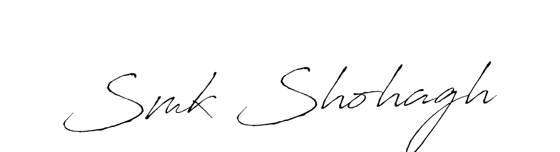 You should practise on your own different ways (Antro_Vectra) to write your name (Smk Shohagh) in signature. don't let someone else do it for you. Smk Shohagh signature style 6 images and pictures png