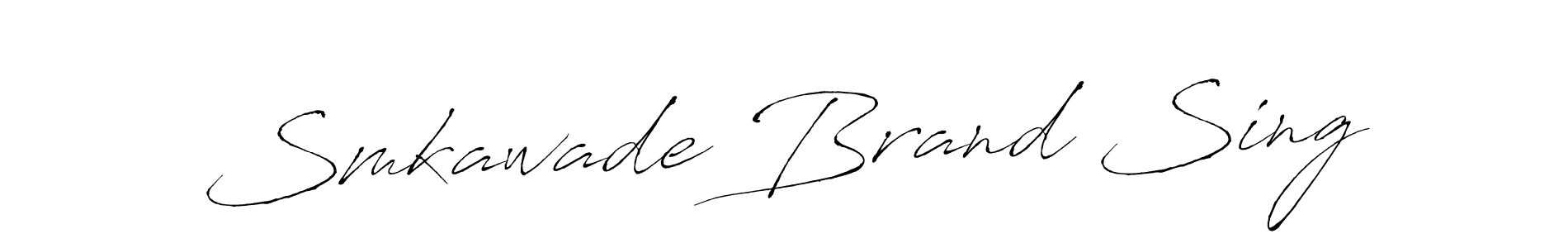 How to make Smkawade Brand Sing signature? Antro_Vectra is a professional autograph style. Create handwritten signature for Smkawade Brand Sing name. Smkawade Brand Sing signature style 6 images and pictures png