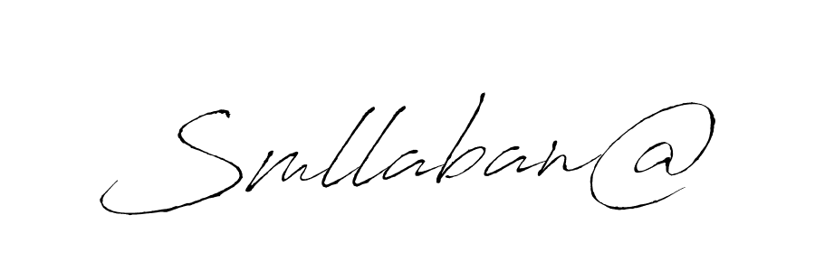 It looks lik you need a new signature style for name Smllaban@. Design unique handwritten (Antro_Vectra) signature with our free signature maker in just a few clicks. Smllaban@ signature style 6 images and pictures png