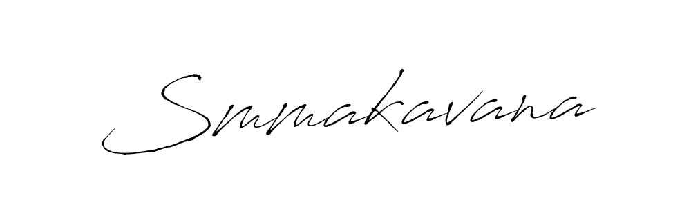 Antro_Vectra is a professional signature style that is perfect for those who want to add a touch of class to their signature. It is also a great choice for those who want to make their signature more unique. Get Smmakavana name to fancy signature for free. Smmakavana signature style 6 images and pictures png