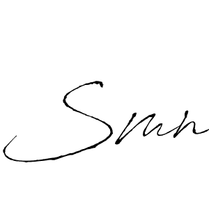 The best way (Antro_Vectra) to make a short signature is to pick only two or three words in your name. The name Smn include a total of six letters. For converting this name. Smn signature style 6 images and pictures png