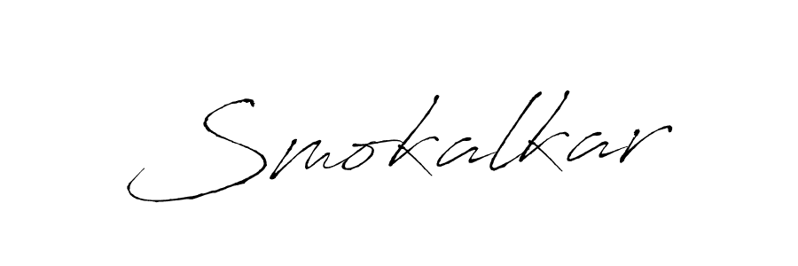 Use a signature maker to create a handwritten signature online. With this signature software, you can design (Antro_Vectra) your own signature for name Smokalkar. Smokalkar signature style 6 images and pictures png