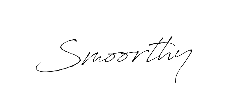 How to make Smoorthy name signature. Use Antro_Vectra style for creating short signs online. This is the latest handwritten sign. Smoorthy signature style 6 images and pictures png