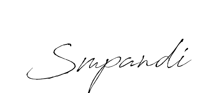 Also we have Smpandi name is the best signature style. Create professional handwritten signature collection using Antro_Vectra autograph style. Smpandi signature style 6 images and pictures png