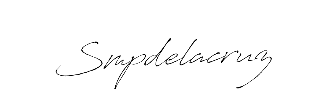 You should practise on your own different ways (Antro_Vectra) to write your name (Smpdelacruz) in signature. don't let someone else do it for you. Smpdelacruz signature style 6 images and pictures png