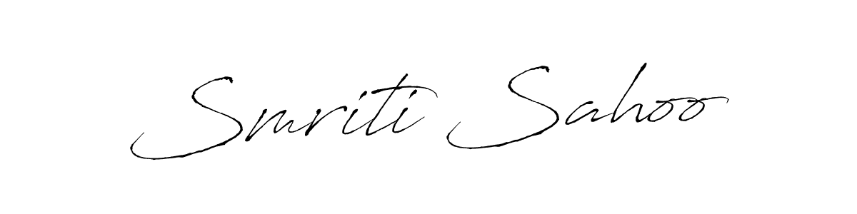 Use a signature maker to create a handwritten signature online. With this signature software, you can design (Antro_Vectra) your own signature for name Smriti Sahoo. Smriti Sahoo signature style 6 images and pictures png