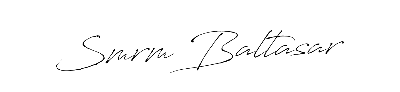 Use a signature maker to create a handwritten signature online. With this signature software, you can design (Antro_Vectra) your own signature for name Smrm Baltasar. Smrm Baltasar signature style 6 images and pictures png