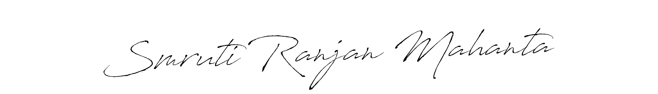 Also we have Smruti Ranjan Mahanta name is the best signature style. Create professional handwritten signature collection using Antro_Vectra autograph style. Smruti Ranjan Mahanta signature style 6 images and pictures png