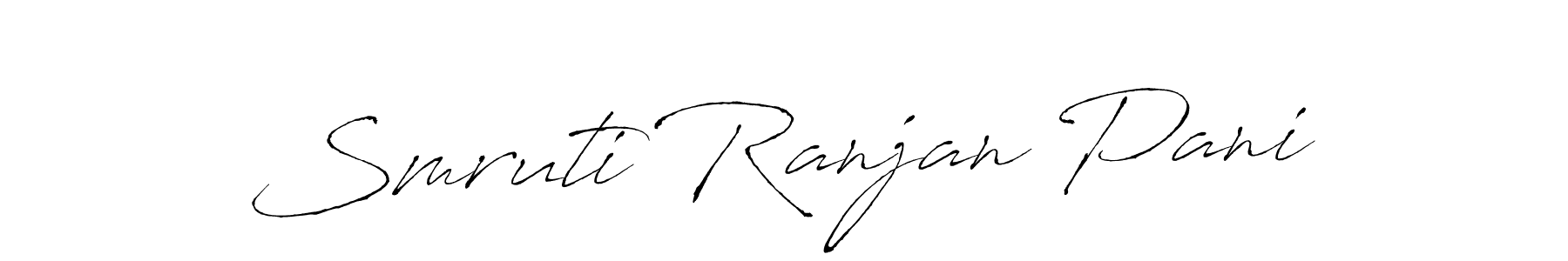 Also we have Smruti Ranjan Pani name is the best signature style. Create professional handwritten signature collection using Antro_Vectra autograph style. Smruti Ranjan Pani signature style 6 images and pictures png