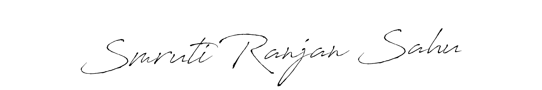 Also we have Smruti Ranjan Sahu name is the best signature style. Create professional handwritten signature collection using Antro_Vectra autograph style. Smruti Ranjan Sahu signature style 6 images and pictures png