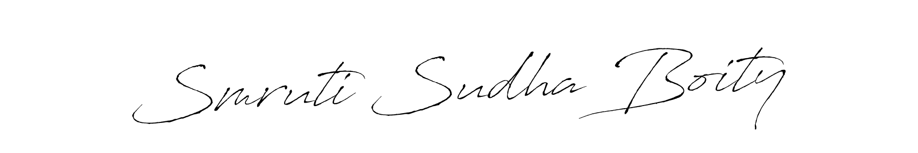 You can use this online signature creator to create a handwritten signature for the name Smruti Sudha Boity. This is the best online autograph maker. Smruti Sudha Boity signature style 6 images and pictures png