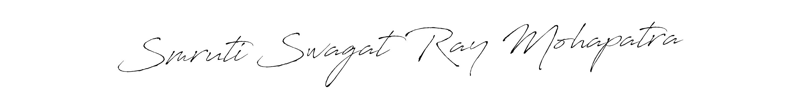 Also we have Smruti Swagat Ray Mohapatra name is the best signature style. Create professional handwritten signature collection using Antro_Vectra autograph style. Smruti Swagat Ray Mohapatra signature style 6 images and pictures png