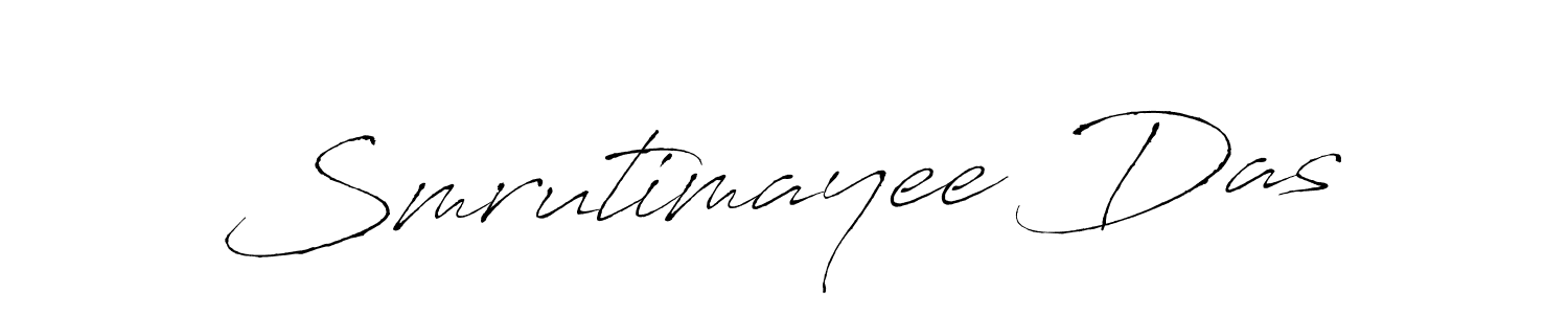 How to make Smrutimayee Das name signature. Use Antro_Vectra style for creating short signs online. This is the latest handwritten sign. Smrutimayee Das signature style 6 images and pictures png