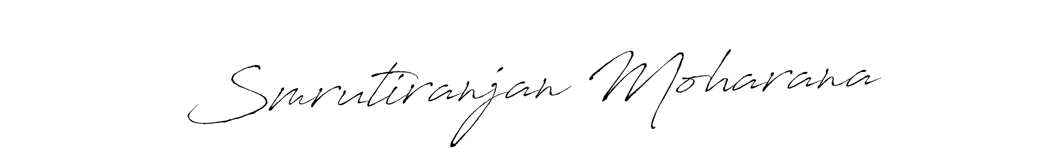 You should practise on your own different ways (Antro_Vectra) to write your name (Smrutiranjan Moharana) in signature. don't let someone else do it for you. Smrutiranjan Moharana signature style 6 images and pictures png