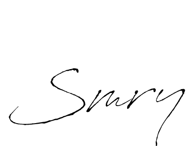 You should practise on your own different ways (Antro_Vectra) to write your name (Smry) in signature. don't let someone else do it for you. Smry signature style 6 images and pictures png