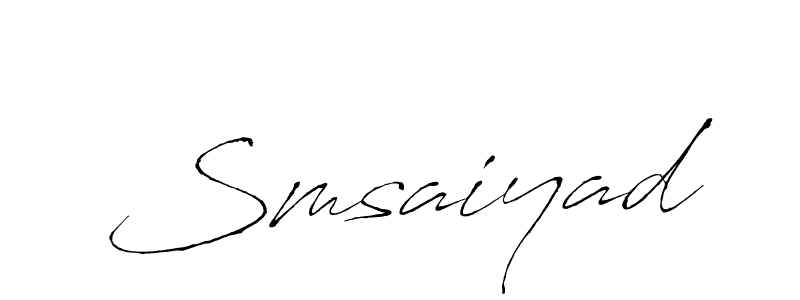 Once you've used our free online signature maker to create your best signature Antro_Vectra style, it's time to enjoy all of the benefits that Smsaiyad name signing documents. Smsaiyad signature style 6 images and pictures png