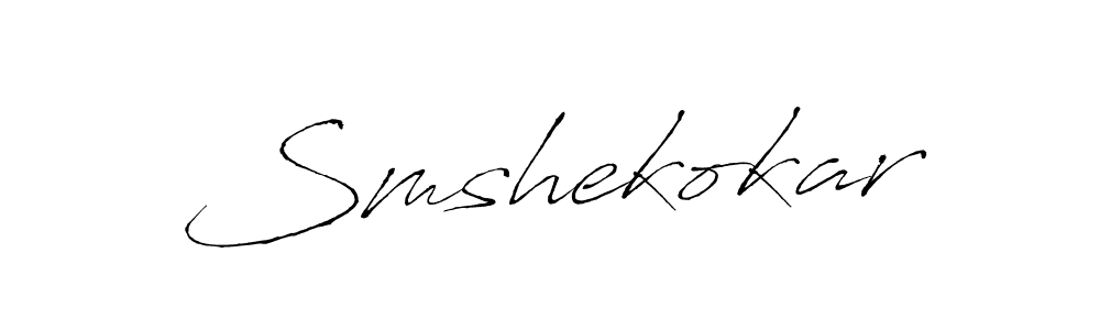 Smshekokar stylish signature style. Best Handwritten Sign (Antro_Vectra) for my name. Handwritten Signature Collection Ideas for my name Smshekokar. Smshekokar signature style 6 images and pictures png