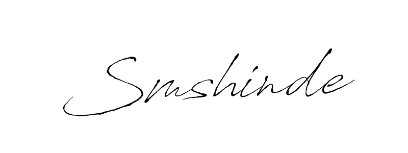 Use a signature maker to create a handwritten signature online. With this signature software, you can design (Antro_Vectra) your own signature for name Smshinde. Smshinde signature style 6 images and pictures png