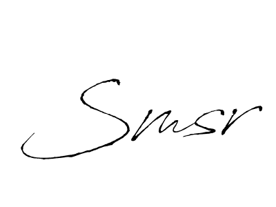Smsr stylish signature style. Best Handwritten Sign (Antro_Vectra) for my name. Handwritten Signature Collection Ideas for my name Smsr. Smsr signature style 6 images and pictures png