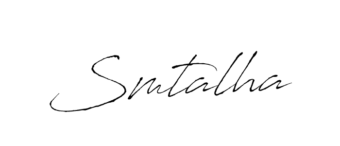 Also we have Smtalha name is the best signature style. Create professional handwritten signature collection using Antro_Vectra autograph style. Smtalha signature style 6 images and pictures png