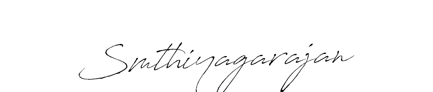 Make a beautiful signature design for name Smthiyagarajan. With this signature (Antro_Vectra) style, you can create a handwritten signature for free. Smthiyagarajan signature style 6 images and pictures png