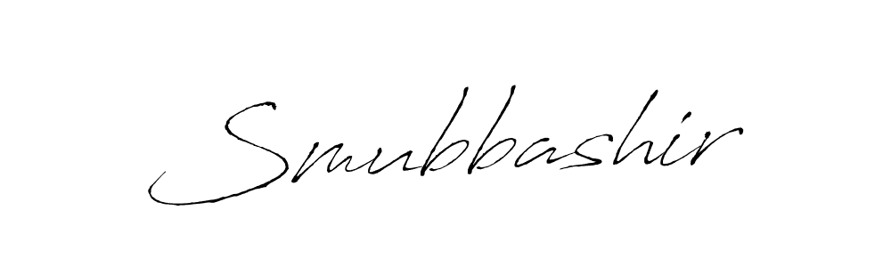 Use a signature maker to create a handwritten signature online. With this signature software, you can design (Antro_Vectra) your own signature for name Smubbashir. Smubbashir signature style 6 images and pictures png