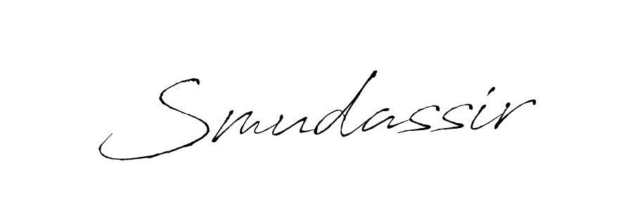 You can use this online signature creator to create a handwritten signature for the name Smudassir. This is the best online autograph maker. Smudassir signature style 6 images and pictures png