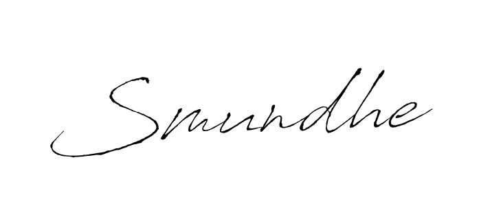 How to make Smundhe name signature. Use Antro_Vectra style for creating short signs online. This is the latest handwritten sign. Smundhe signature style 6 images and pictures png