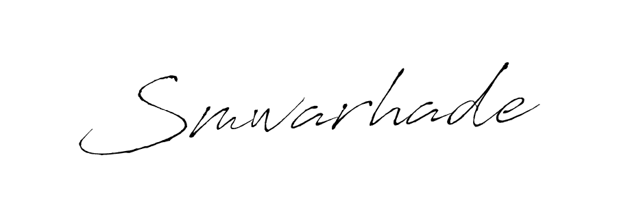 Design your own signature with our free online signature maker. With this signature software, you can create a handwritten (Antro_Vectra) signature for name Smwarhade. Smwarhade signature style 6 images and pictures png