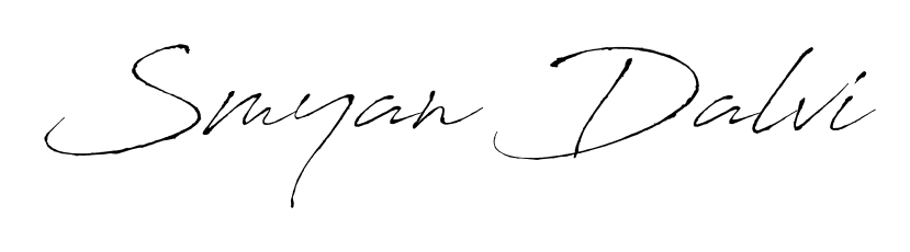 How to make Smyan Dalvi name signature. Use Antro_Vectra style for creating short signs online. This is the latest handwritten sign. Smyan Dalvi signature style 6 images and pictures png