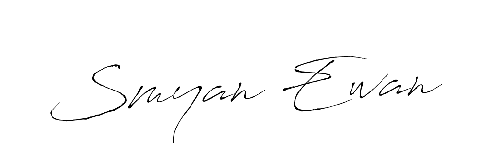 This is the best signature style for the Smyan Ewan name. Also you like these signature font (Antro_Vectra). Mix name signature. Smyan Ewan signature style 6 images and pictures png