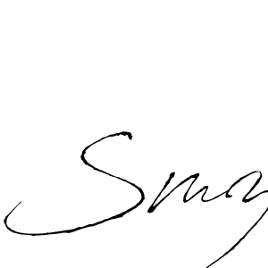 The best way (Antro_Vectra) to make a short signature is to pick only two or three words in your name. The name Smz include a total of six letters. For converting this name. Smz signature style 6 images and pictures png